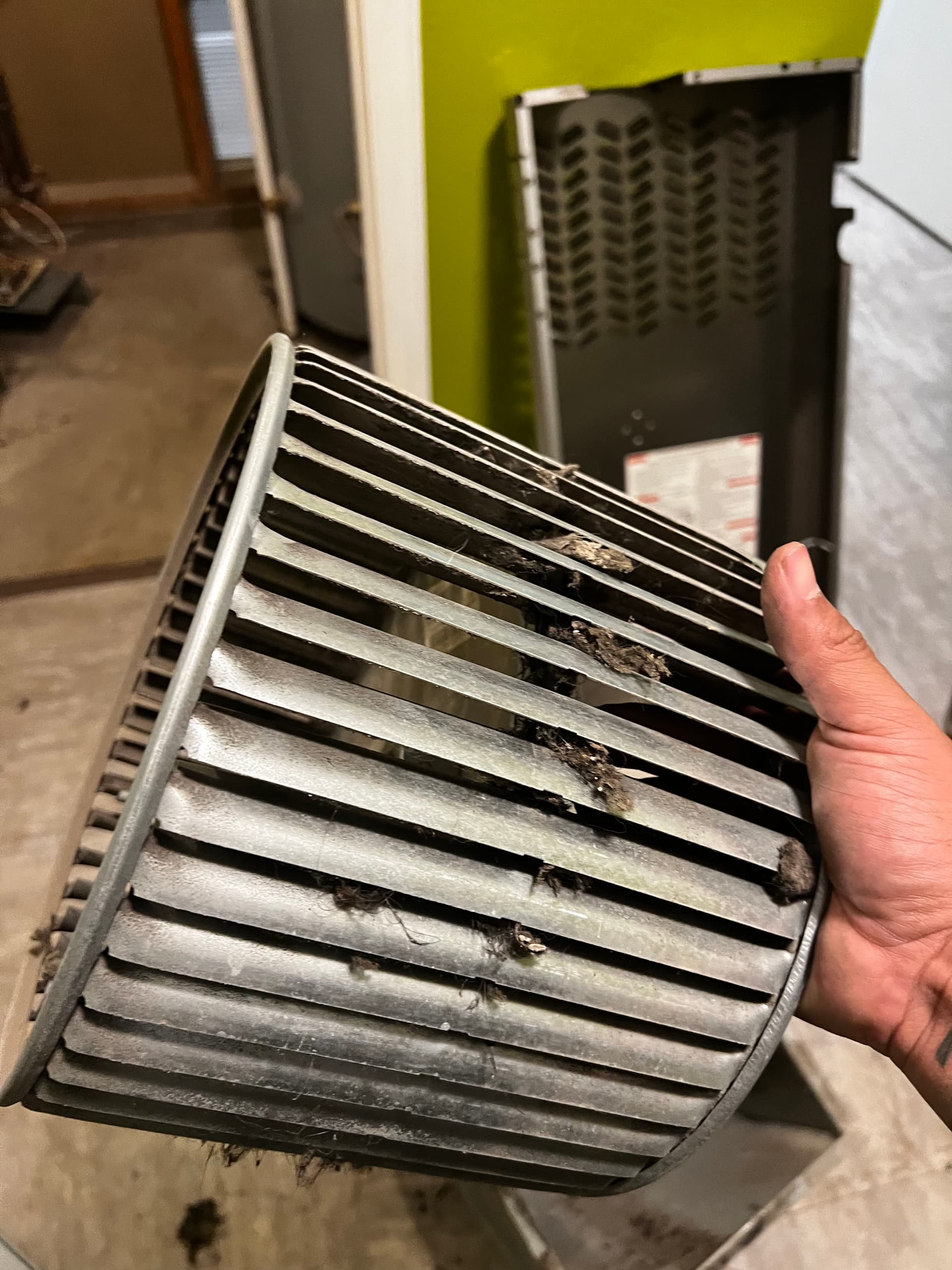 Gallery photos for Expert Blower Wheel Cleaning in Action: Image #2